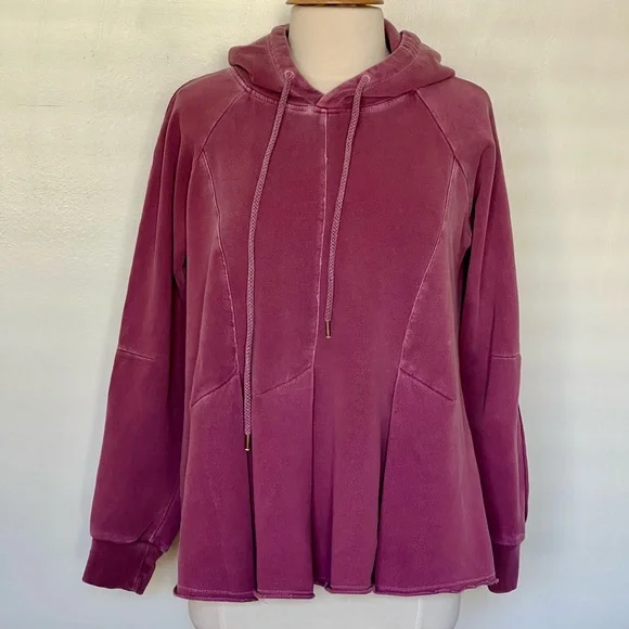 Anthro Pilcro peplum hoodie - Picture 3 of 10